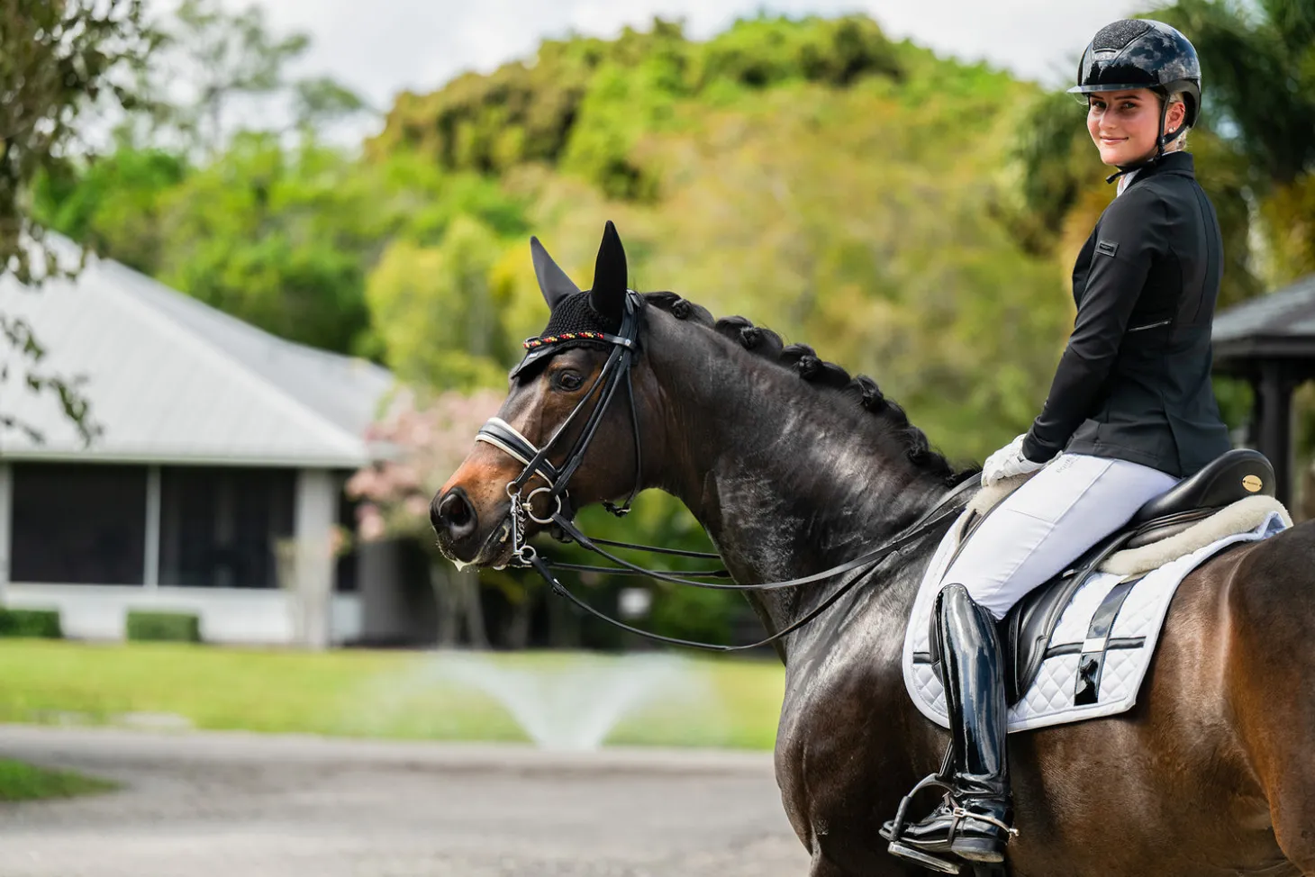 Dressurschabracke White