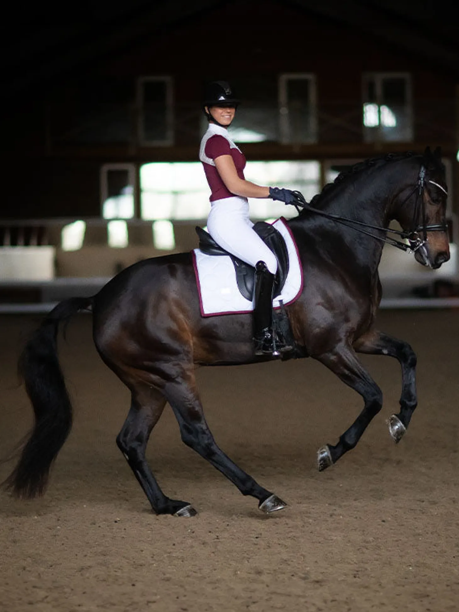 Dressurschabracke White Perfection