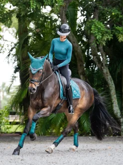 Fliegenhaube Teal blue