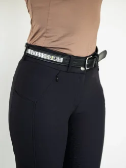 Gürtel Contest Schwarz Dünn