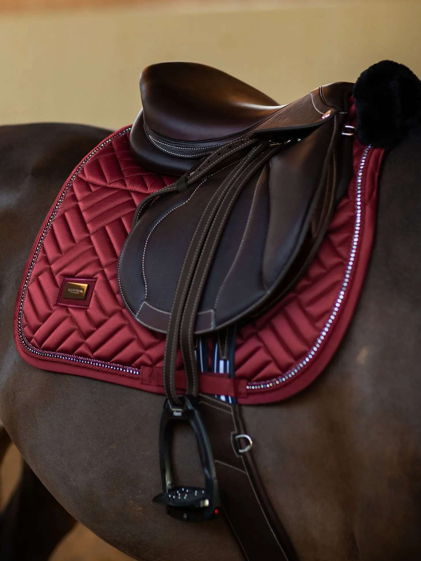 Springschabracke Vegan Fur Crystal