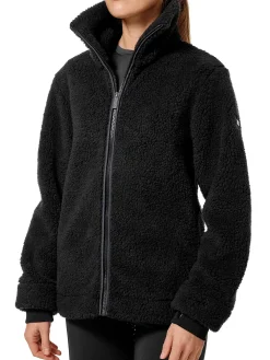 Teddy Fleece Jacke Black