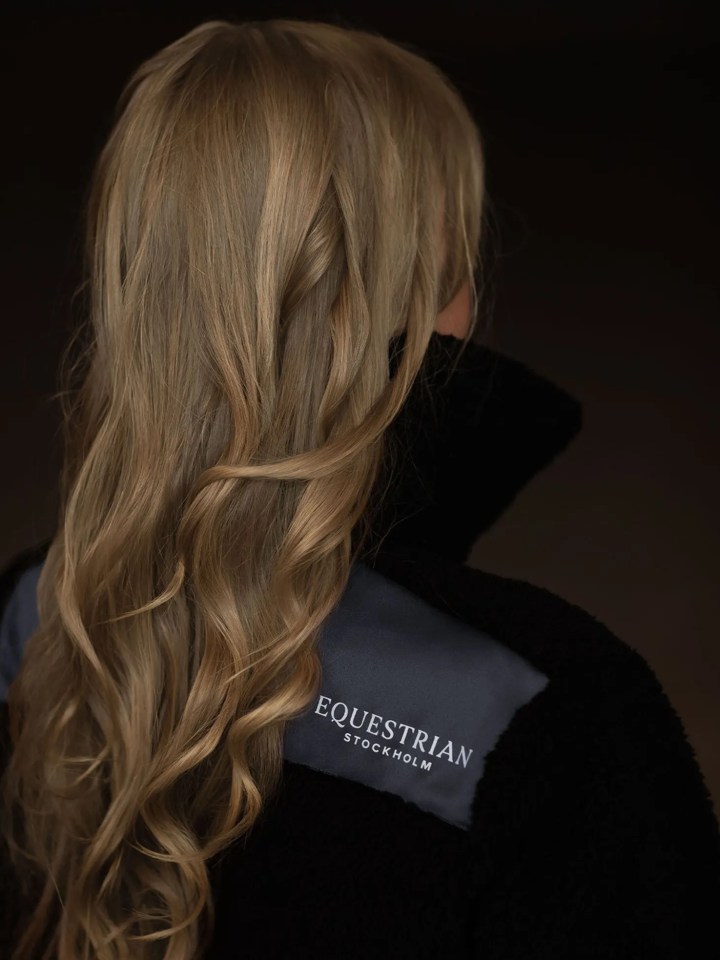 Teddy Fleece Jacke Black