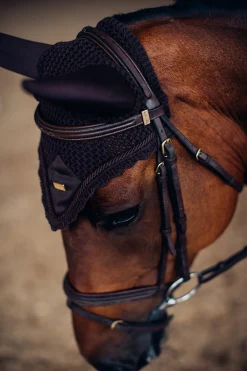 Wattierte Fliegenhaube Chocolate